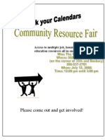 Community Resource Fair-Flyer