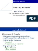 Banco de Dados II - Álgebra Relacional