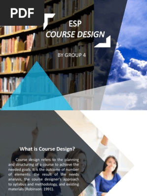 Esp Course Design