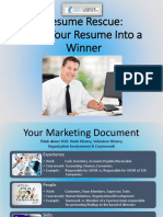 Resume Rescue - Turn Your Resume Into A Winner Final