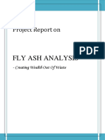 Project Report On: Fly Ash Analysis