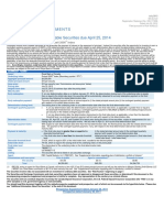 [Termsheets, Royal Bank of Canada] Contingent Income Auto-Callable Securities Due April 25, 2014