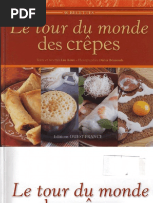 le tour du monde des crepes pdf nourritures la nature
