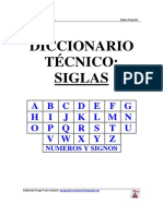 Diccionario Tecnico - Siglas Ingles-Español PDF