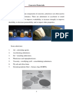 Admixtures:: Concrete Materials