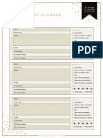 Weekly Post Planner