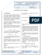 Funciones de Varias Variables