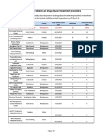 Treatment Providers Inspections 