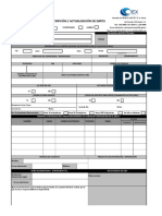 Registro de datos de exportador e importador