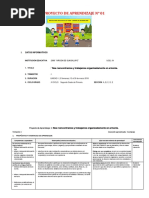 UNIDAD DE APRENDIZAE N° 01 MARZO - 2018