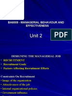 Managerial Behaviour and Effectiveness Unit 2 Ppt