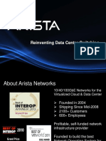 Reinventing Data Center Switching: © 2013 Arista Networks. All Rights Reserved. Arista Confidential