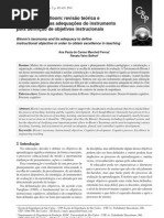 5 - Taxonomia Dos Objetivos Educacionais - Taxonomia de Bloom