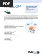 Socketmodem Icell: Intelligent Ev-Do Cellular Modem