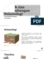 Sejarah Dan Perkembangan Seismologi