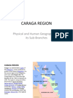 Caraga Region: Physical and Human Geography and Its Sub-Branches