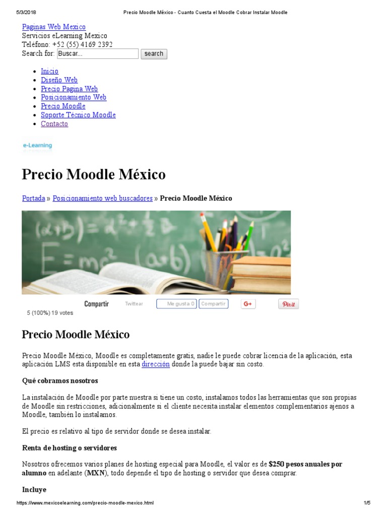 MOODLE COST PER YEAR intelligence overview