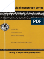 Fundamental of Seismic Tomography