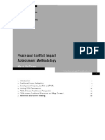 Peace and Conflict Impact Assessment Methodology: Mark Hoffman
