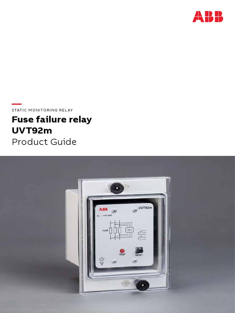Fuse Failure Relay PDF Relay Fuse (Electrical)