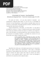 Download Resenha - A Sociedade de Consumo - Jean Baudrillard by MiloMoskorz SN37343361 doc pdf