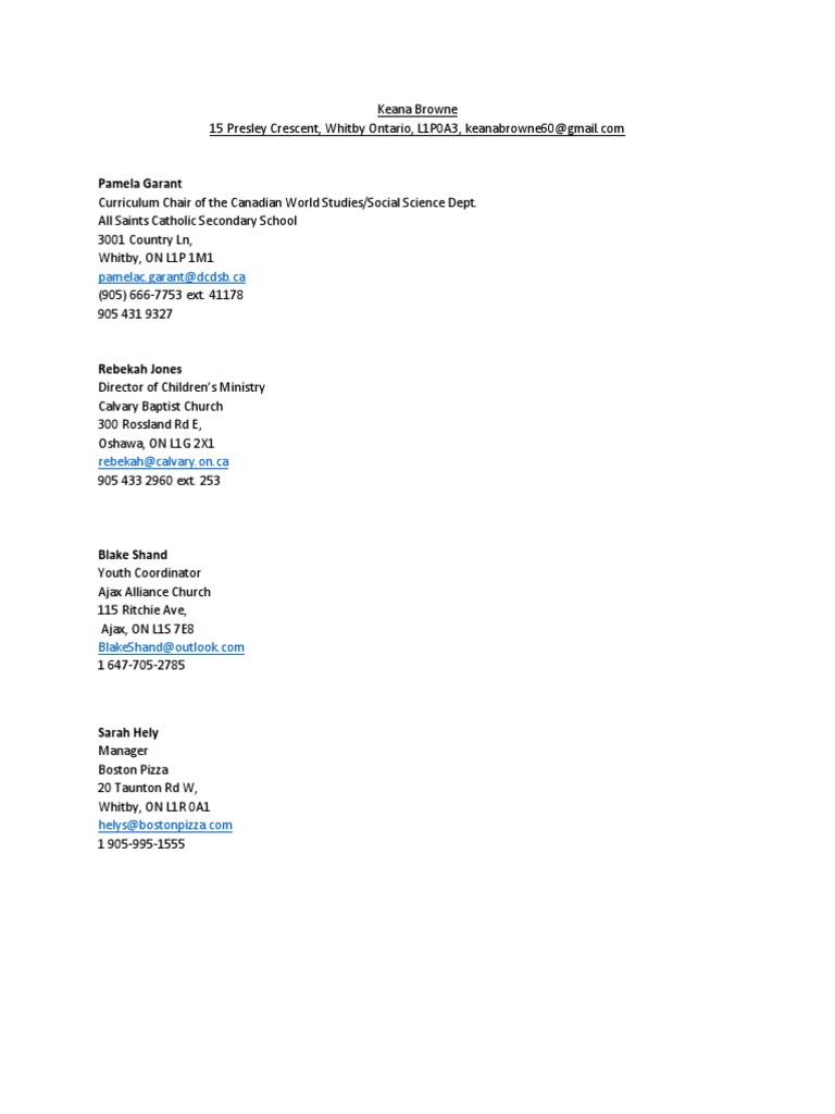 Reffrences 2016 Updated | PDF