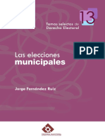 13 - Elecciones EL MUNICIPIO Y SU GOBIERNO PDF
