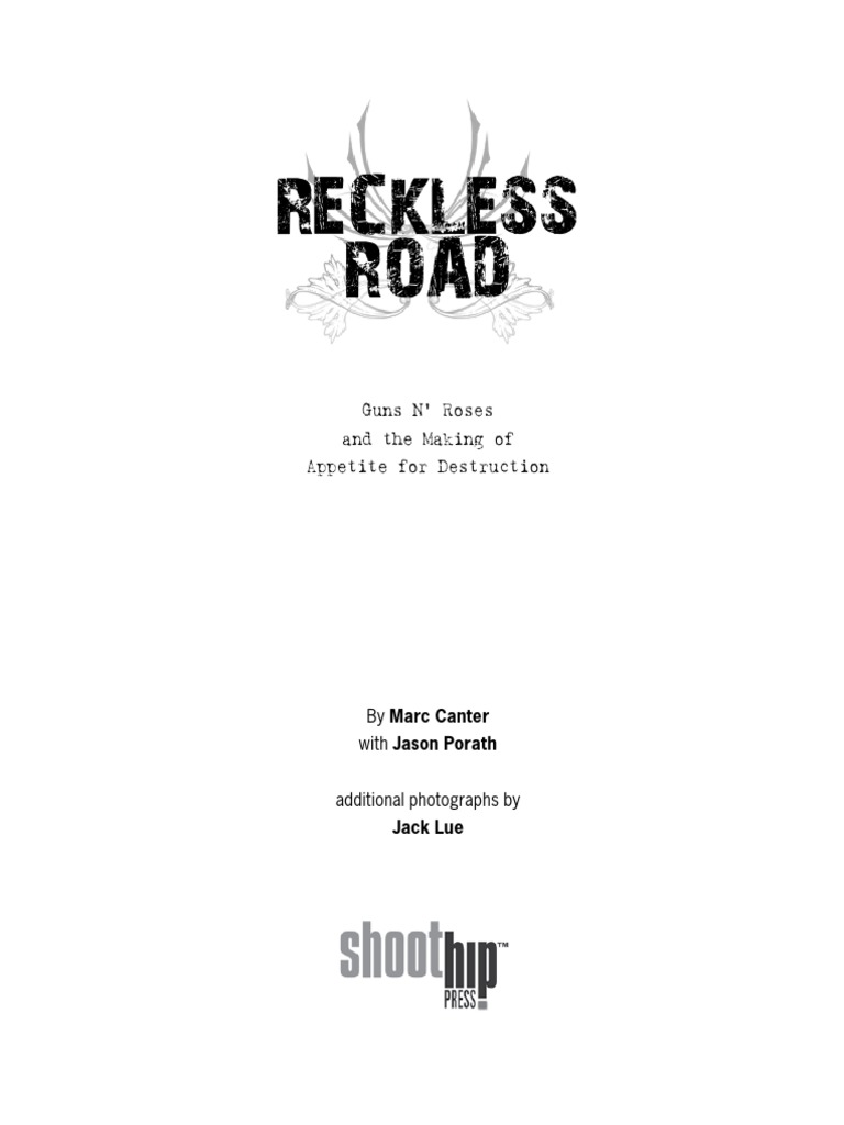 RECKLESS ROAD GUNS N' ROSES 2冊組 Reckless Road: Guns N' Roses and the Making of Appetite for