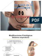 Fisiologia de La Respiracion en Gestantes