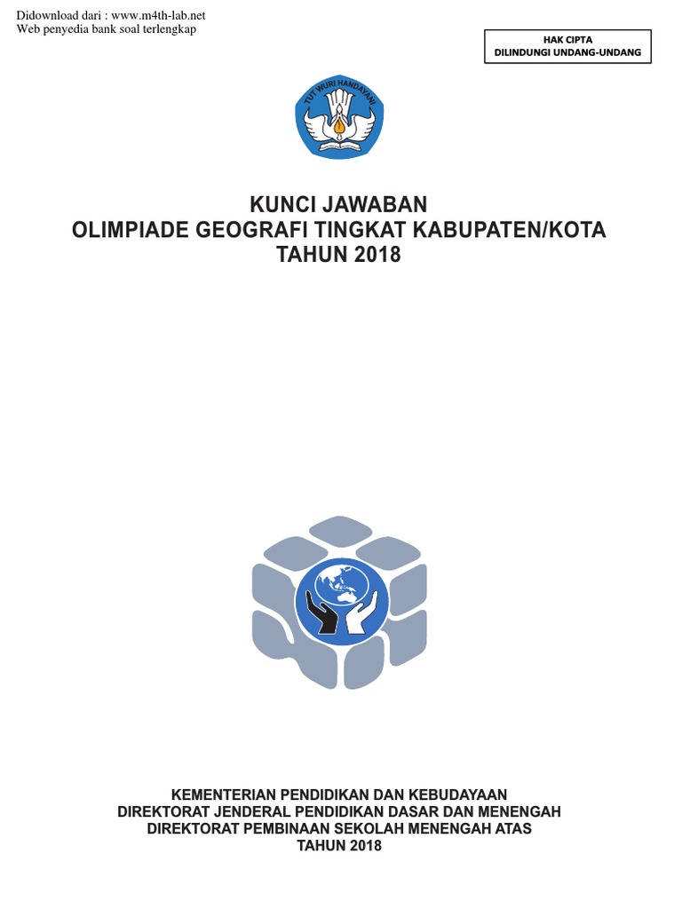 Osk 2018 Geografi Kunci 2 Pdf