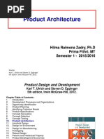 Product Architecture