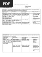 Cartel de Primero a Sexto Primaria 2018