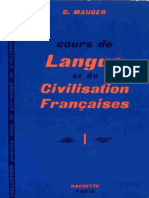 Cours de Langue Et de Civilisation Francaises 1