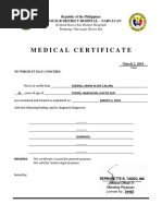 Medical Cert.