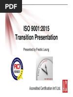 Doc ISO DIS 9001 2015 Transition Presentation