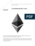 Ethereum Development Walkthrough