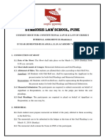 Moot Court Internal Rules - Constitutional Law II & Law of Crimes I