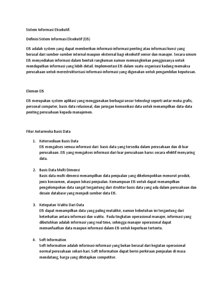 Sistem Informasi Eksekutifdocx