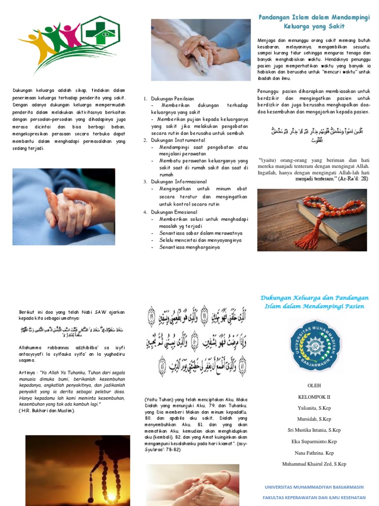 Leaflet Dukungan Keluarga | PDF