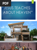 Jesus Teaches About Heaven