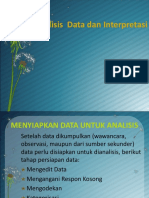 Analisis Dan Interpretasi Data