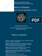 Theory of Science: Professional Ethics & Research Ethics