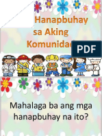 Mga Hanapbuhay Sa Aking Komunidad