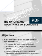 (B) The Nature and Importance of Economics (Revised) - 2