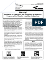 Instalation Instructions - Antenas