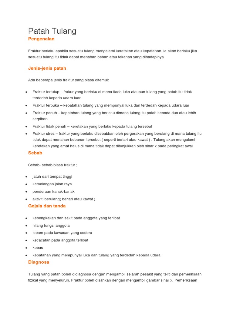 Jenis Jenis Patah Pdf
