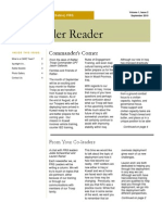 Rattler Reader: Commander's Corner
