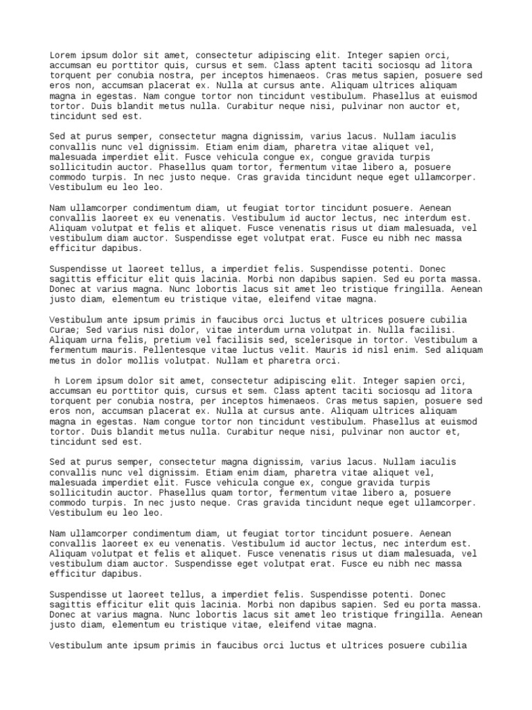 Lorem Ipsum | PDF | Text