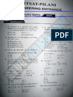 BITSAT 2005 Solved Question Paper PDF