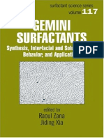 PPT-B-Gemini Surfactants Synthesis, Interfacial and Solution-Phase Behavior, and Applications (Surfactant Science)